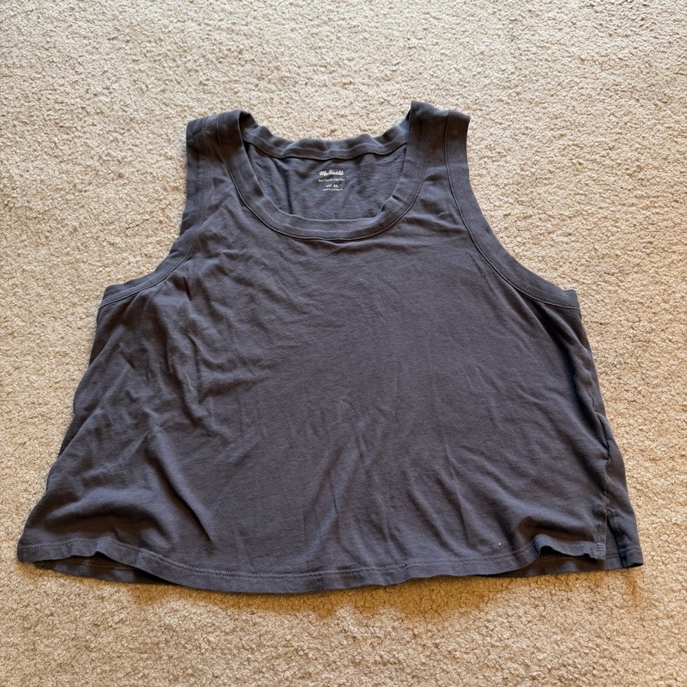 MADEWELL CHARCOAL TANK TOP! ✨